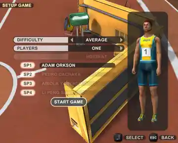 Summer Athletics (USA) screen shot game playing